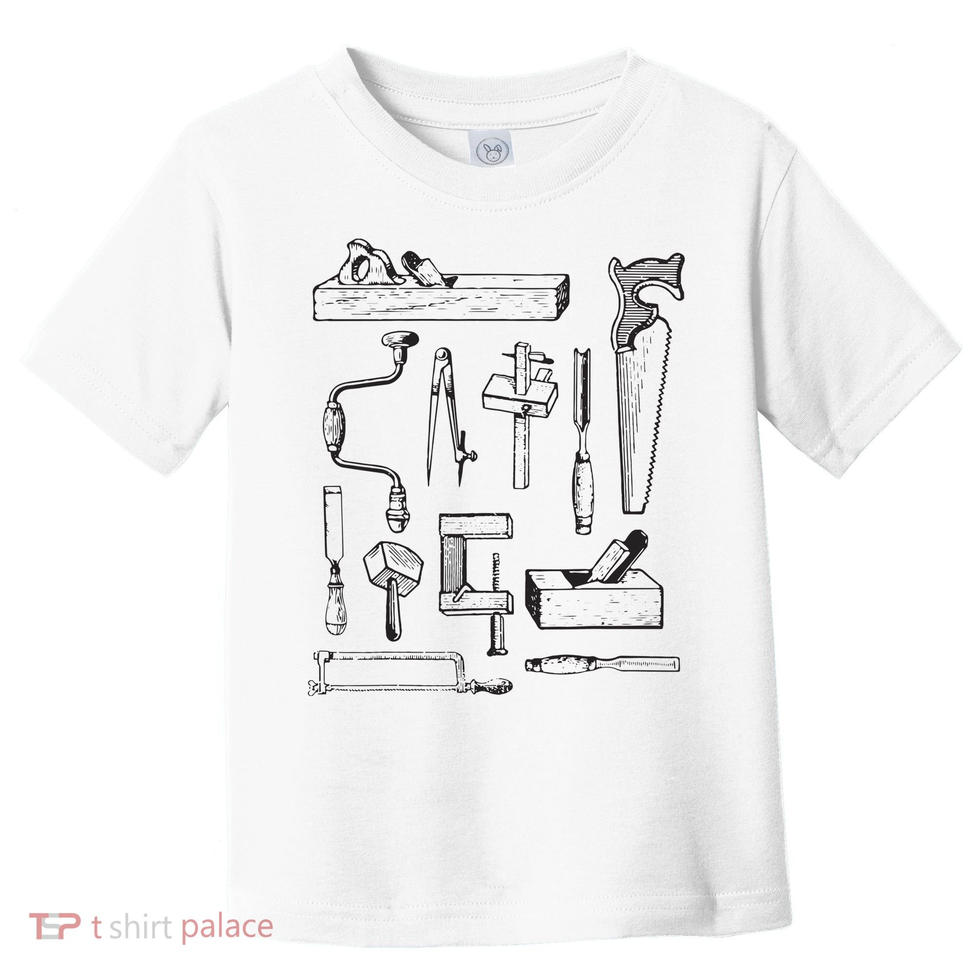 Woodworking Tools For Carpenters And Woodworkers Gift Men Toddler T-Shirt