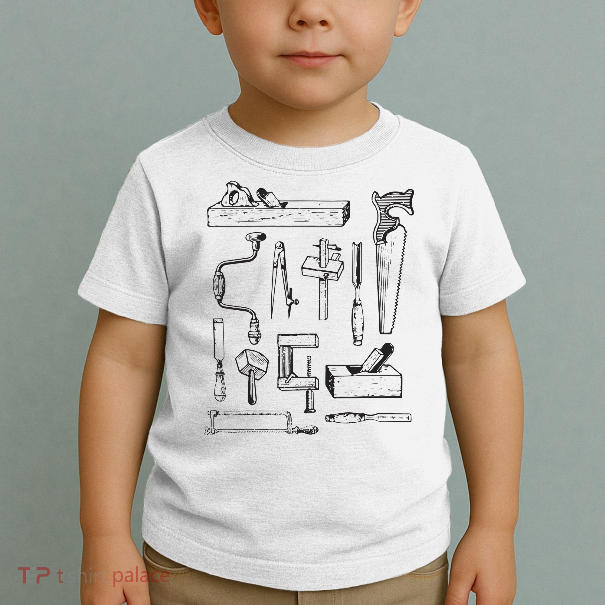 Woodworking Tools For Carpenters And Woodworkers Gift Men Toddler T-Shirt