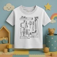 Woodworking Tools For Carpenters And Woodworkers Gift Men Toddler T-Shirt thumb 3