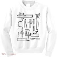 Woodworking Tools For Carpenters And Woodworkers Gift Men Kids Sweatshirt thumb 0