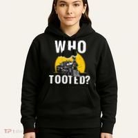Who Tooted Funny Train Lover Cute Model Railroad Conductor Hoodie thumb 5