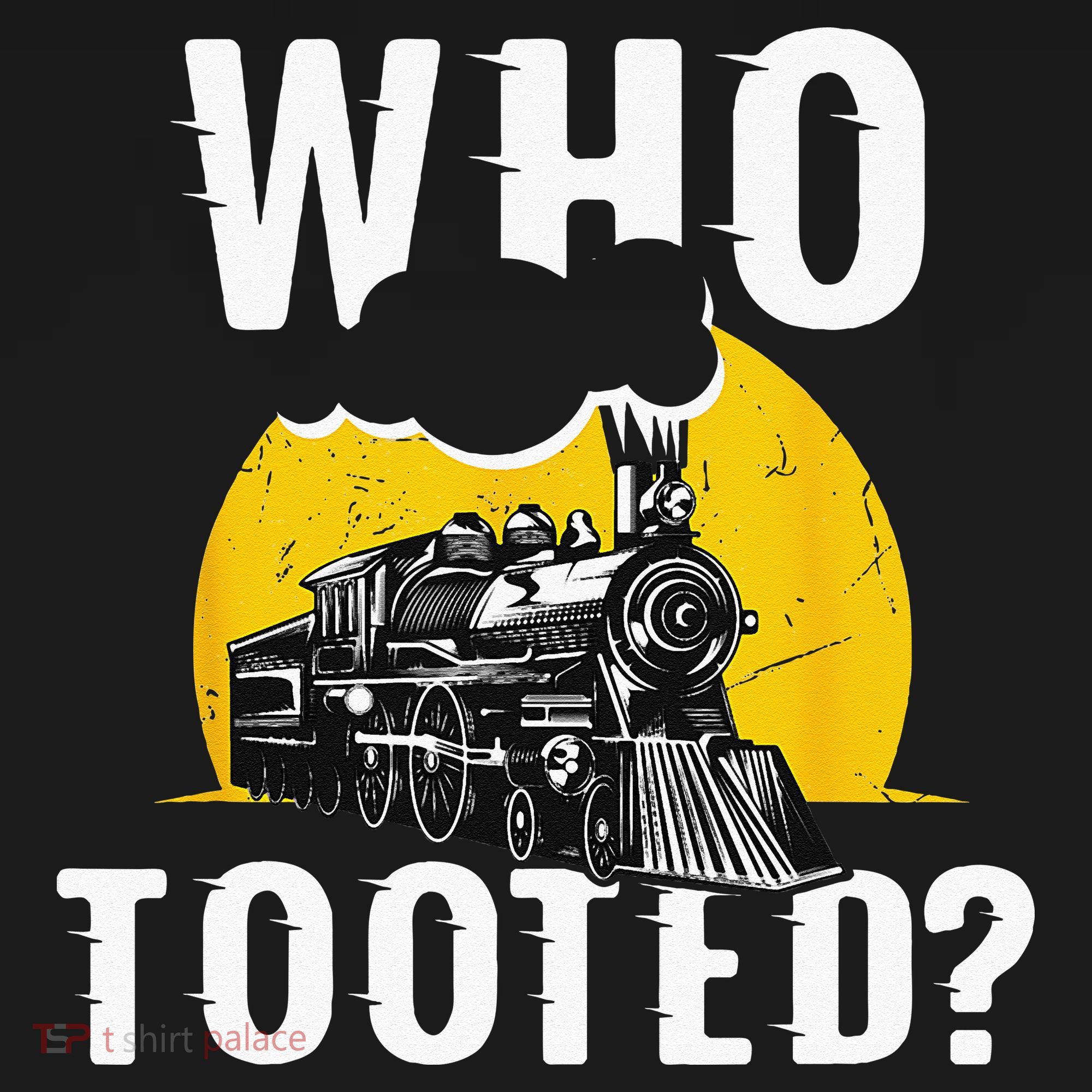 Who Tooted Funny Train Lover Cute Model Railroad Conductor Women's Hoodie