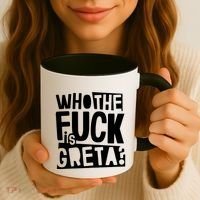 Who The Fuck Is Greta Coffee Mug thumb 3