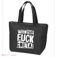 Who The Fuck Is Greta Tote Bag thumb 3