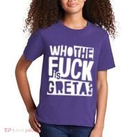 Who The Fuck Is Greta Kids T-Shirt thumb 2