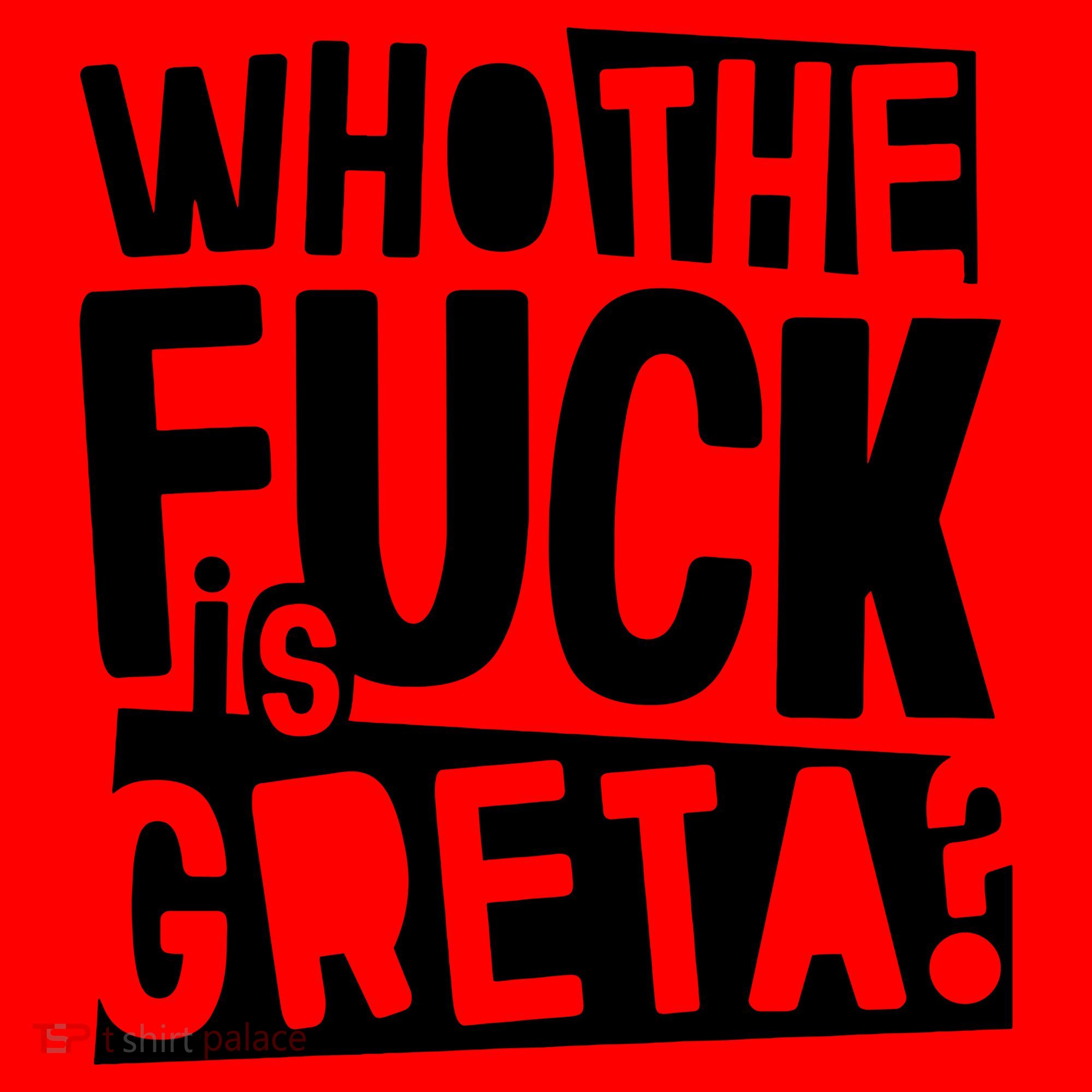 Who The Fuck Is Greta Santa Hat