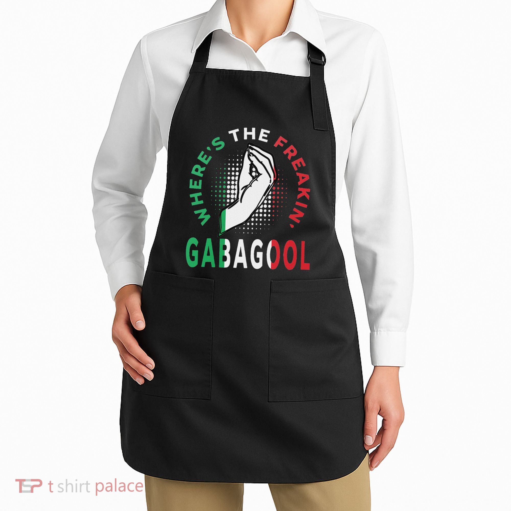 WhereS The Freakin Gabagool Meme Capicola Italian American Apron
