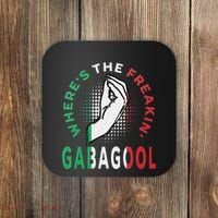 WhereS The Freakin Gabagool Meme Capicola Italian American Coaster thumb 0