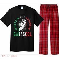 WhereS The Freakin Gabagool Meme Capicola Italian American Pajama Set thumb 0