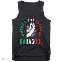 WhereS The Freakin Gabagool Meme Capicola Italian American Tank Top thumb 0