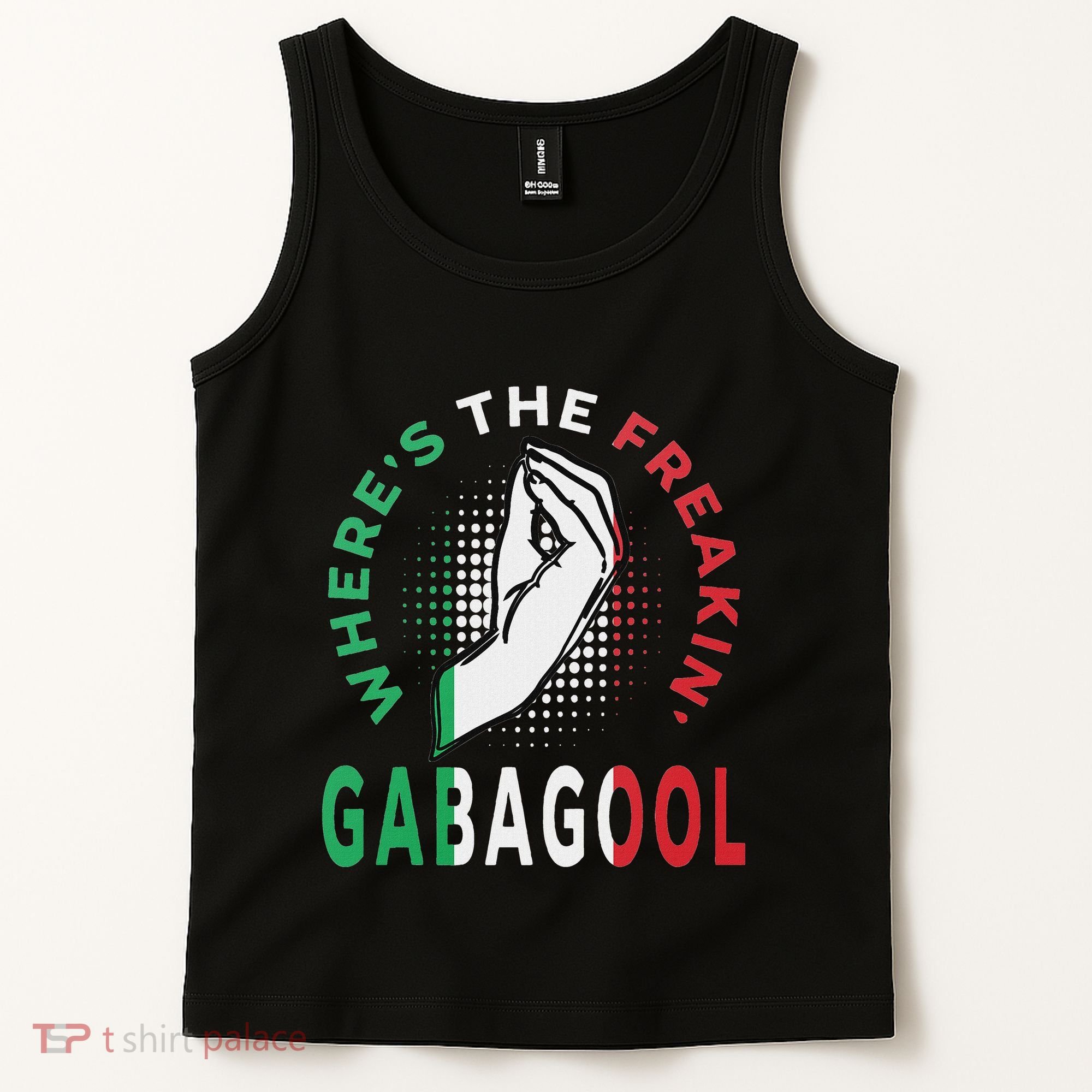 WhereS The Freakin Gabagool Meme Capicola Italian American Tank Top