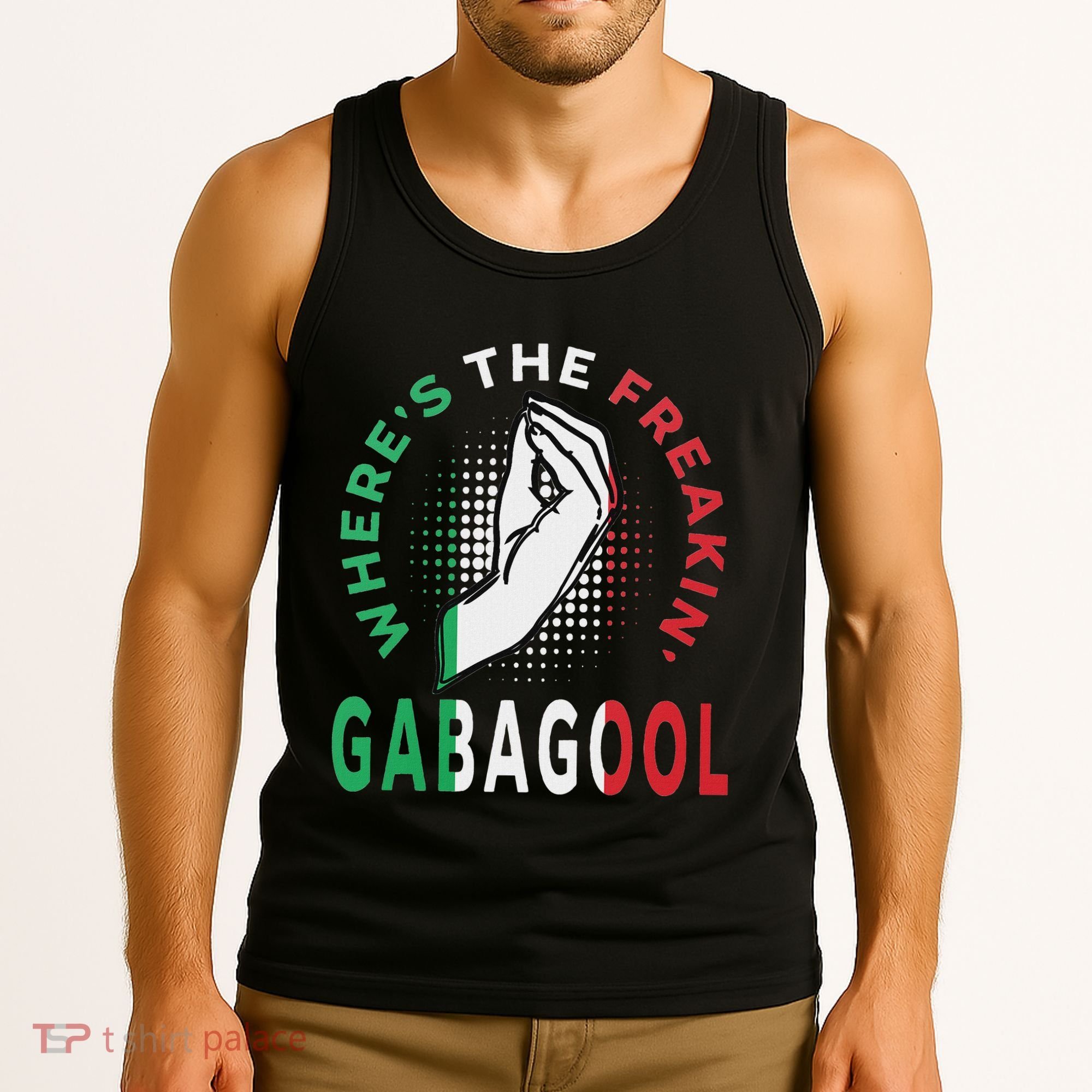 WhereS The Freakin Gabagool Meme Capicola Italian American Tank Top