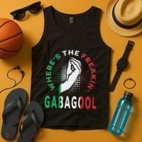 WhereS The Freakin Gabagool Meme Capicola Italian American Tank Top thumb 4