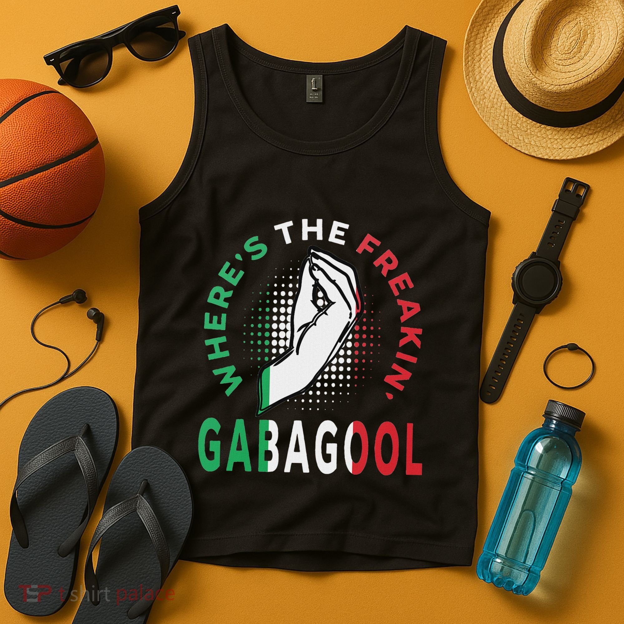 WhereS The Freakin Gabagool Meme Capicola Italian American Tank Top