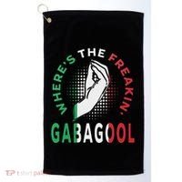 WhereS The Freakin Gabagool Meme Capicola Italian American Golf Towel thumb 0