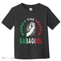 WhereS The Freakin Gabagool Meme Capicola Italian American Toddler T-Shirt thumb 0