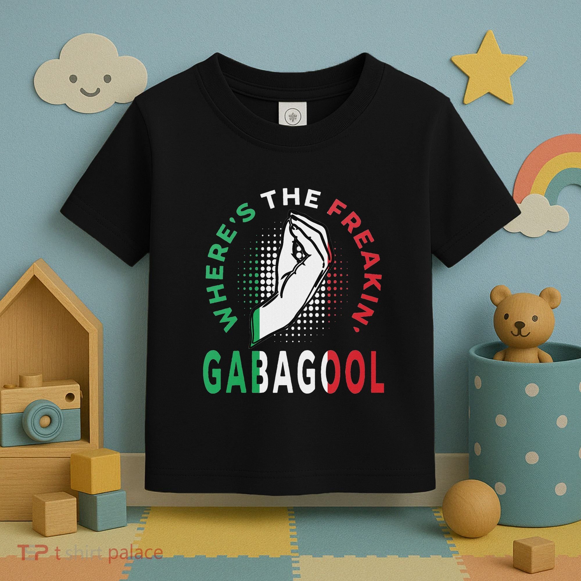 WhereS The Freakin Gabagool Meme Capicola Italian American Toddler T-Shirt