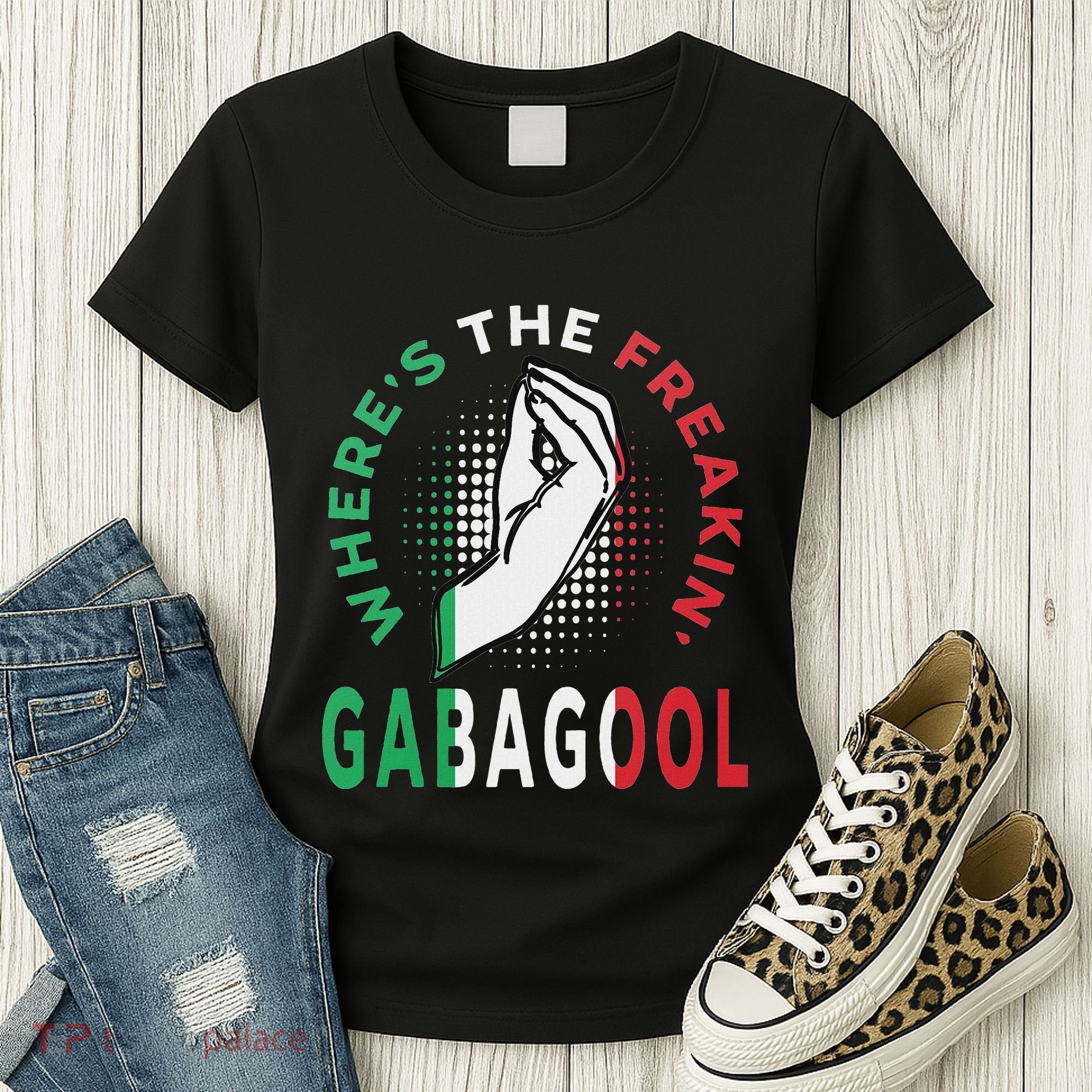 WhereS The Freakin Gabagool Meme Capicola Italian American Women's T-Shirt