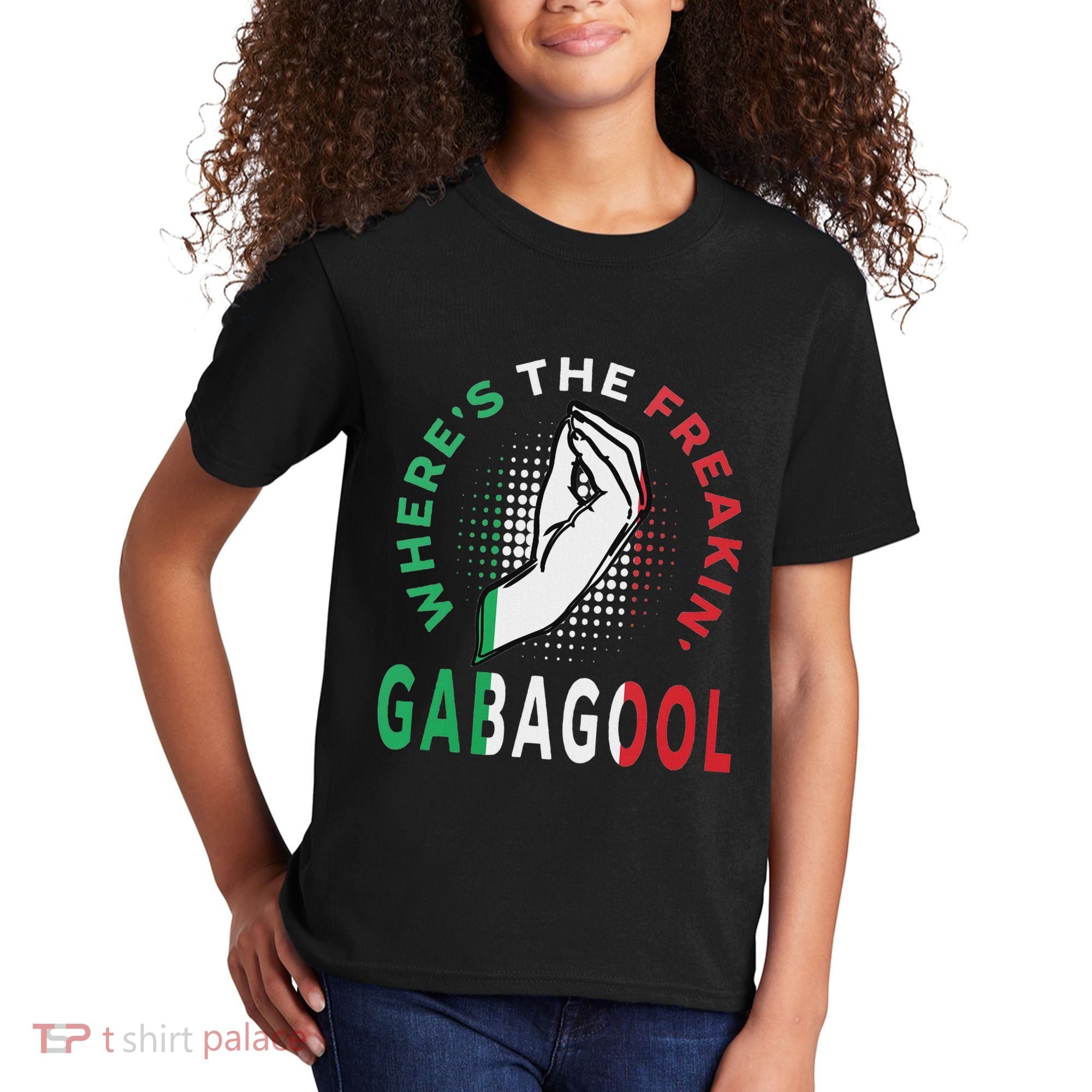 WhereS The Freakin Gabagool Meme Capicola Italian American Kids T-Shirt