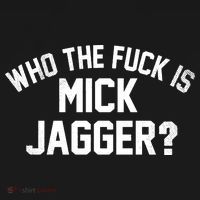 Who The F'uk Is Mick Jagger Distressed Ornament thumb 1