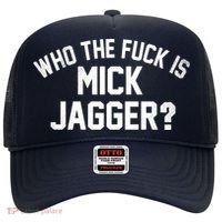 Who The F'uk Is Mick Jagger Distressed Hat thumb 0