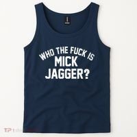 Who The F'uk Is Mick Jagger Distressed Tank Top thumb 2