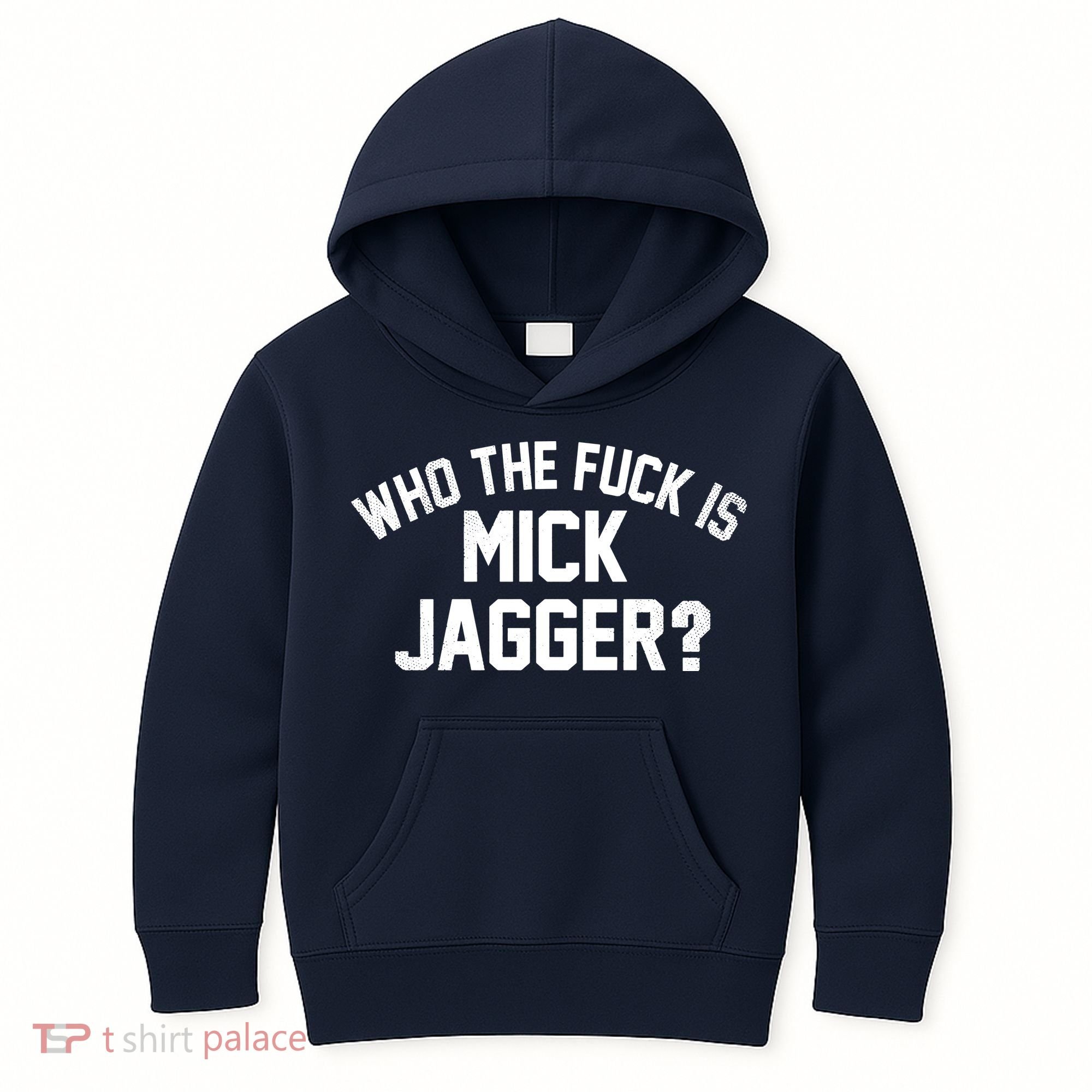 Who The F'uk Is Mick Jagger Distressed Kids Hoodie