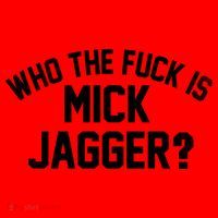 Who The F'uk Is Mick Jagger Distressed Santa Hat thumb 1