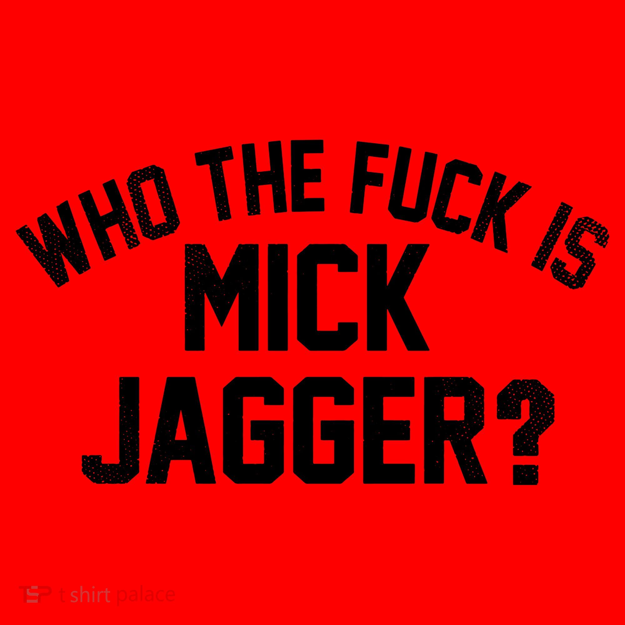 Who The F'uk Is Mick Jagger Distressed Santa Hat
