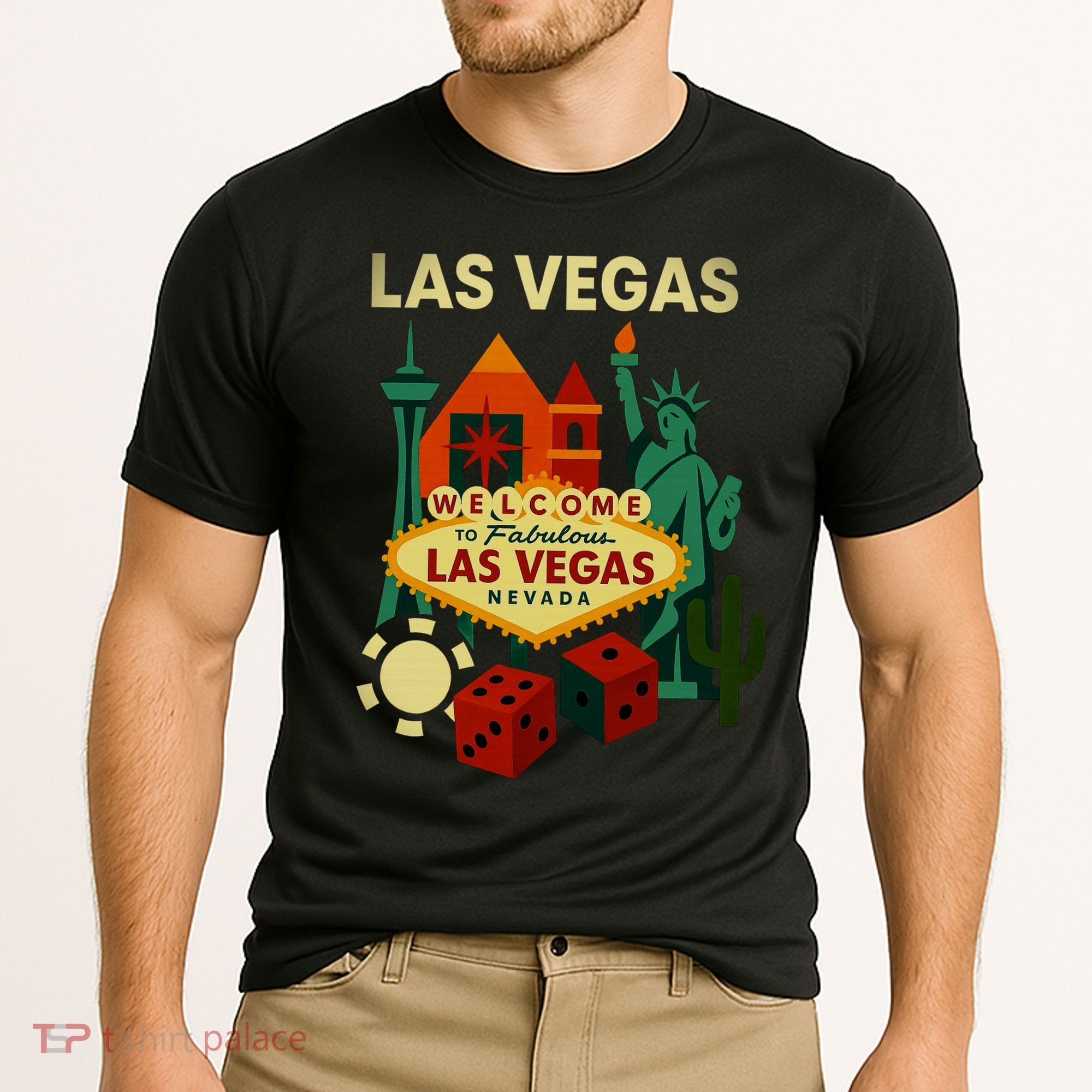 Welcome To Fabulous Las Vegas Collage Cooling Performance Crew T-Shirt