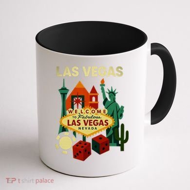 Welcome To Fabulous Las Vegas Collage Coffee Mug back