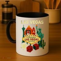 Welcome To Fabulous Las Vegas Collage Coffee Mug thumb 4