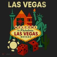 Welcome To Fabulous Las Vegas Collage Beanie thumb 2