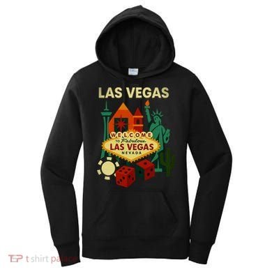Welcome To Fabulous Las Vegas Collage Women's Hoodie