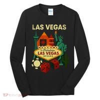 Welcome To Fabulous Las Vegas Collage Tall Long Sleeve Shirt thumb 0
