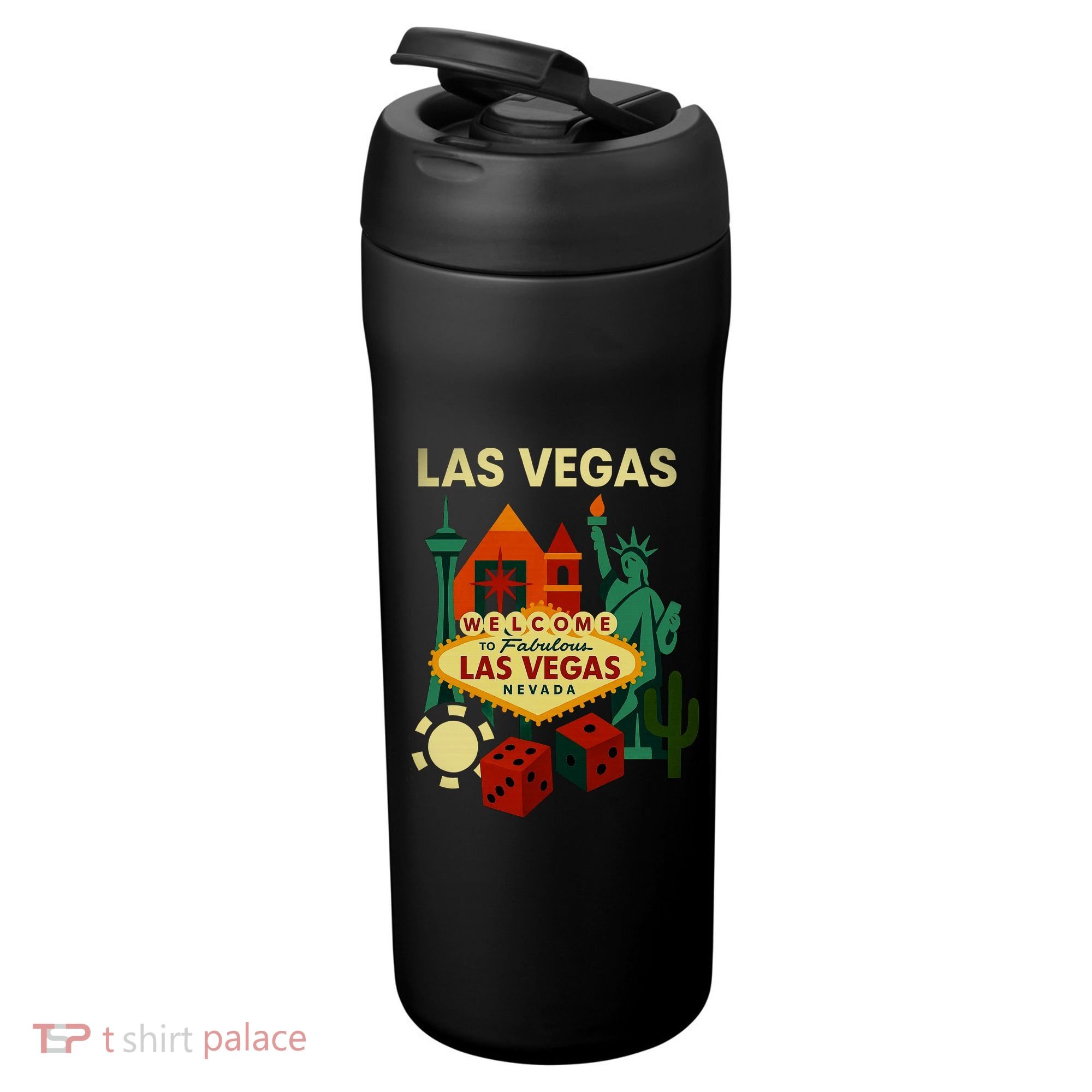 Welcome To Fabulous Las Vegas Collage 24oz Duet Stainless Steel Tumbler