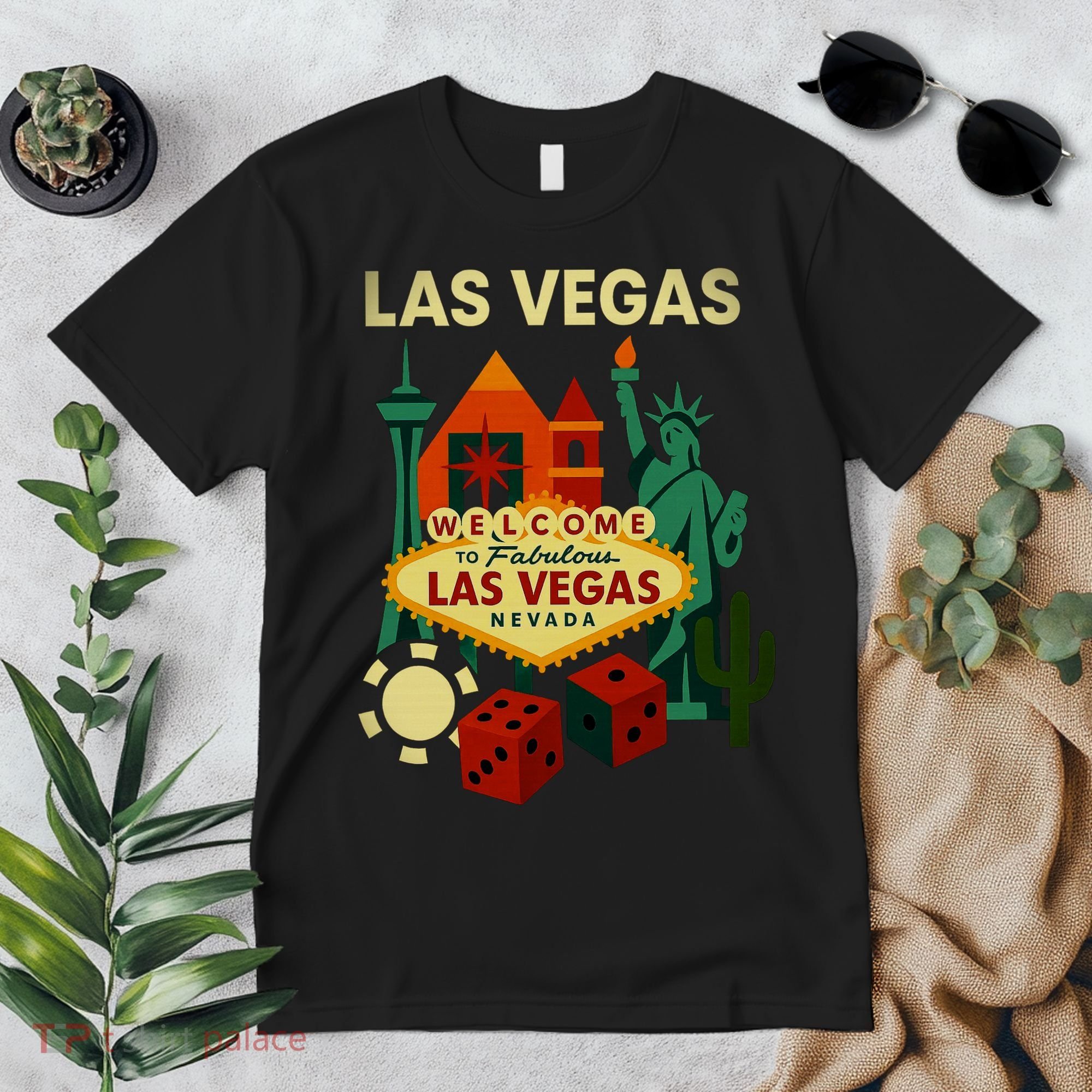 Welcome To Fabulous Las Vegas Collage Premium T-Shirt