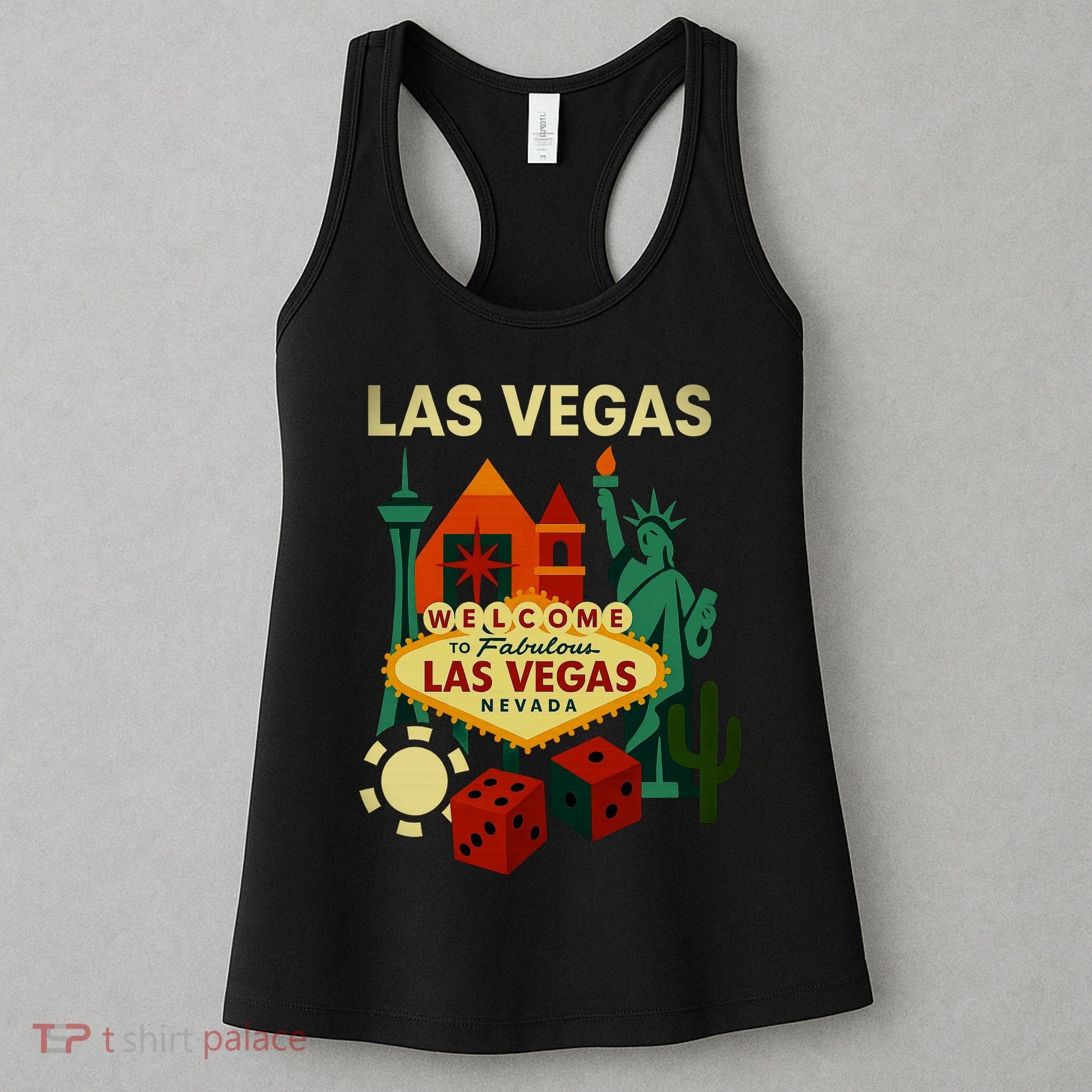 Welcome To Fabulous Las Vegas Collage Women's Tank Top