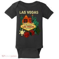 Welcome To Fabulous Las Vegas Collage Baby Bodysuit thumb 0