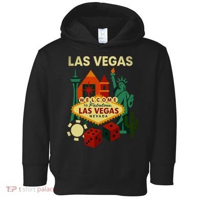 Welcome To Fabulous Las Vegas Collage Toddler Hoodie