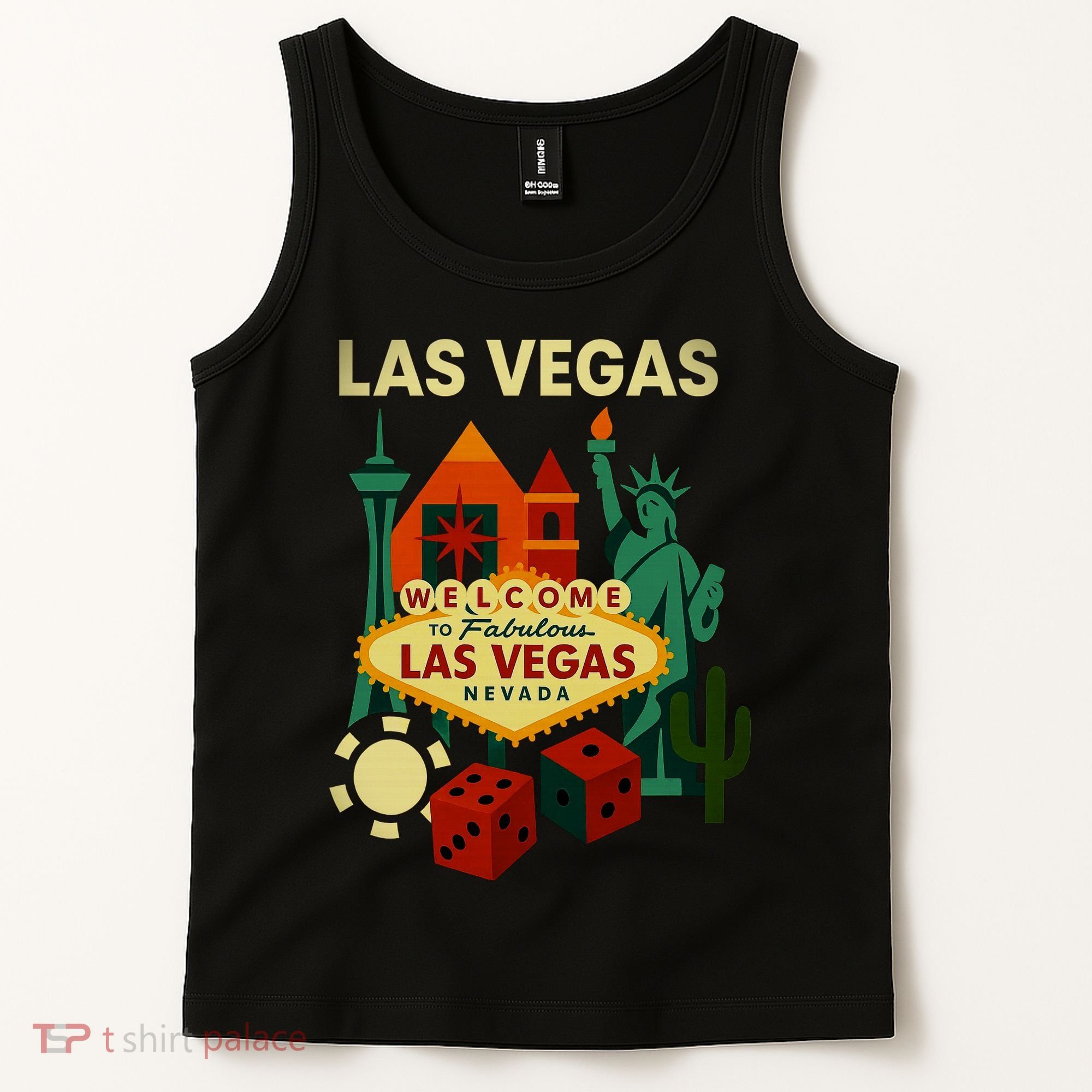 Welcome To Fabulous Las Vegas Collage Tank Top