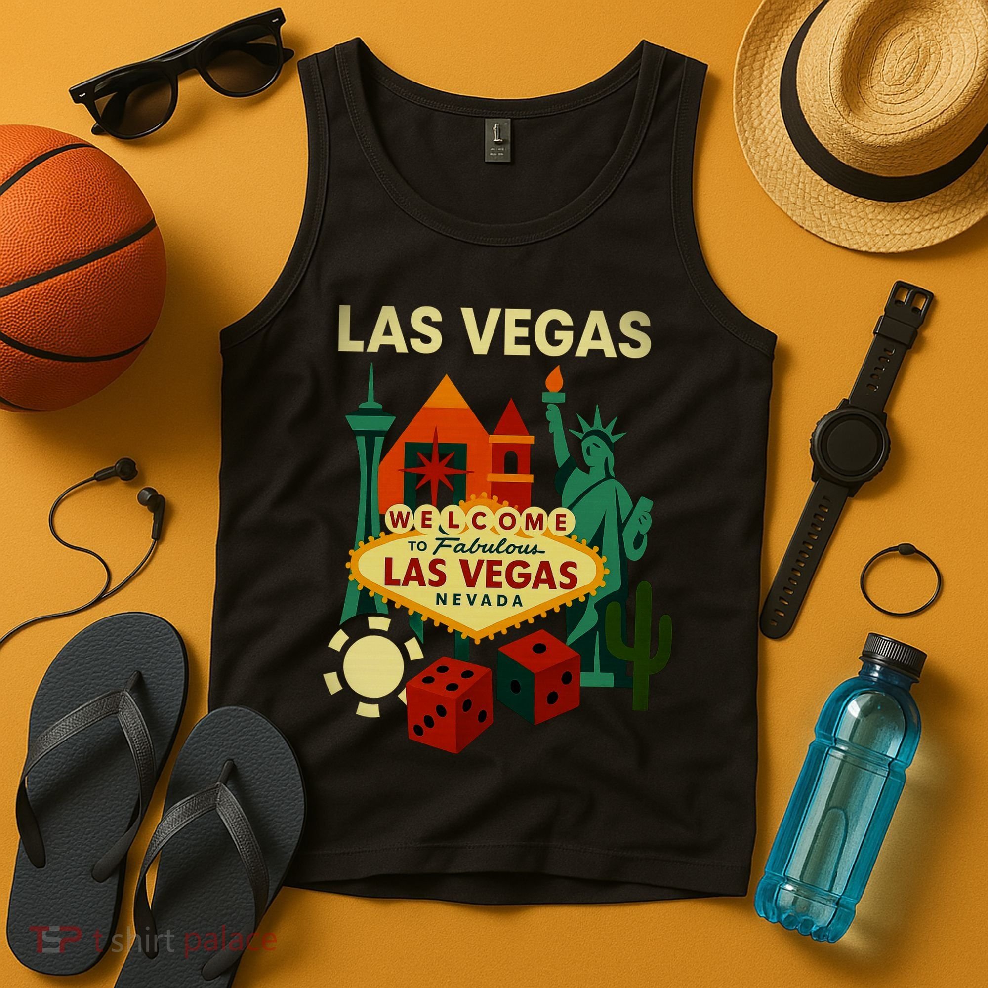 Welcome To Fabulous Las Vegas Collage Tank Top
