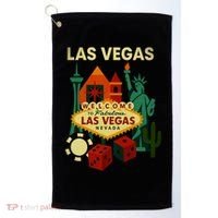 Welcome To Fabulous Las Vegas Collage Golf Towel thumb 0