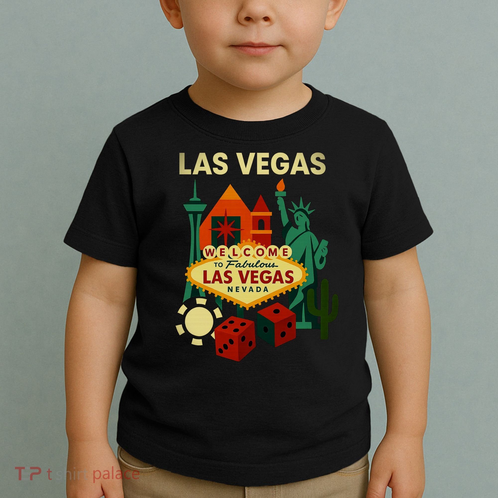 Welcome To Fabulous Las Vegas Collage Toddler T-Shirt
