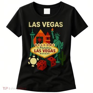 Welcome To Fabulous Las Vegas Collage Women's T-Shirt