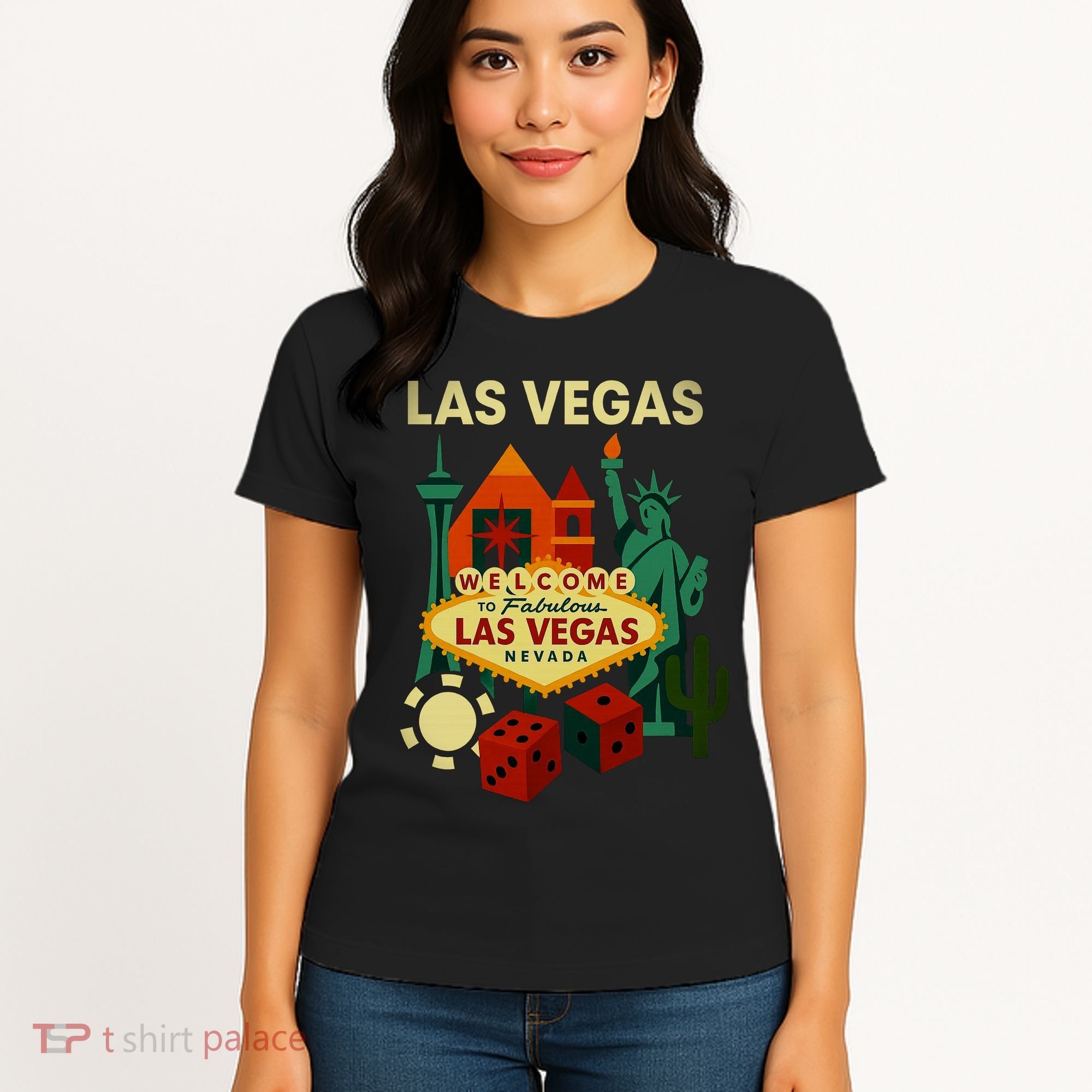Welcome To Fabulous Las Vegas Collage Women's T-Shirt