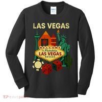 Welcome To Fabulous Las Vegas Collage Kids Long Sleeve Shirt thumb 0