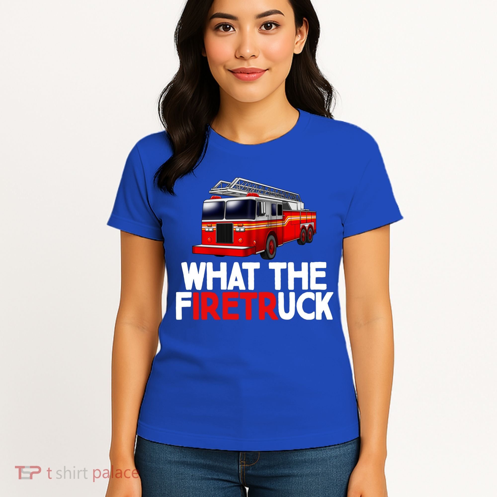 What The Firetruck Fire Rescuer Firefighter Funny Gift Women's T-Shirt