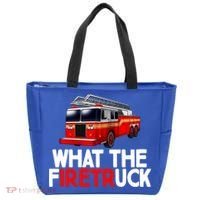 What The Firetruck Fire Rescuer Firefighter Funny Gift Tote Bag thumb 0