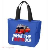 What The Firetruck Fire Rescuer Firefighter Funny Gift Tote Bag thumb 3